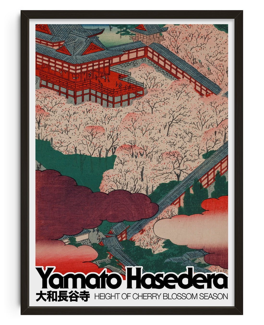 Yamato Hasedera contemporary wall art print by George Kempster - sold by DROOL